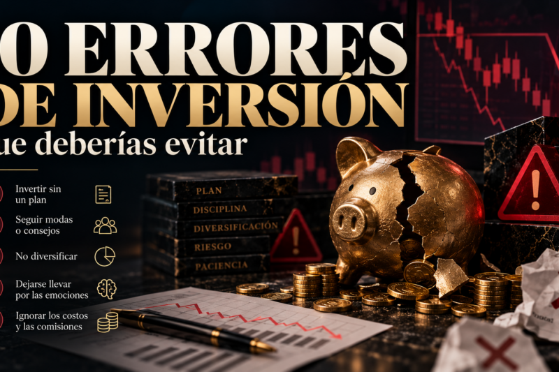 10 errores de inversión que deberías evitar