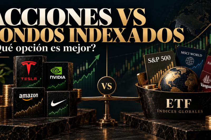 Acciones o fondos indexados: ¿Qué opción es mejor?