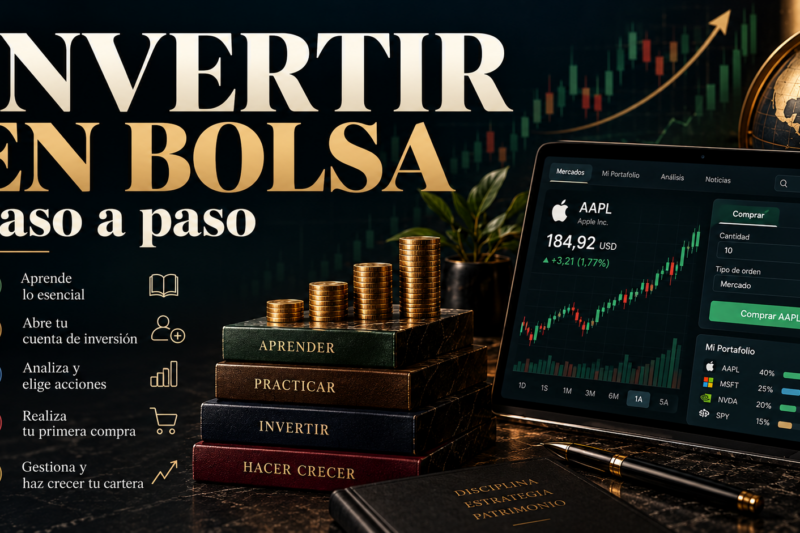 Cómo invertir en bolsa desde cero paso a paso
