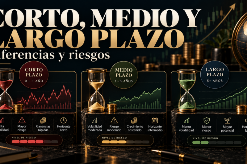 Inversión a corto, medio y largo plazo: diferencias y riesgos