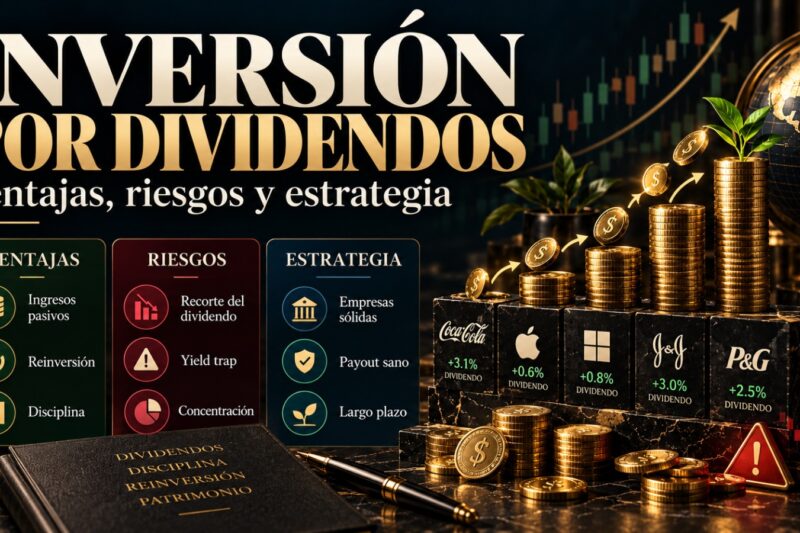 Inversión por dividendos: ventajas, riesgos y estrategia