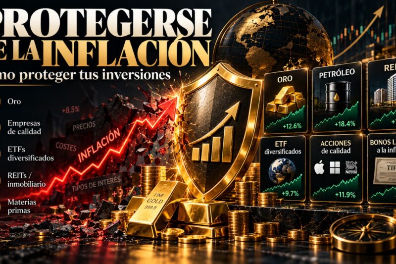 Cómo proteger tus inversiones frente a la inflación.