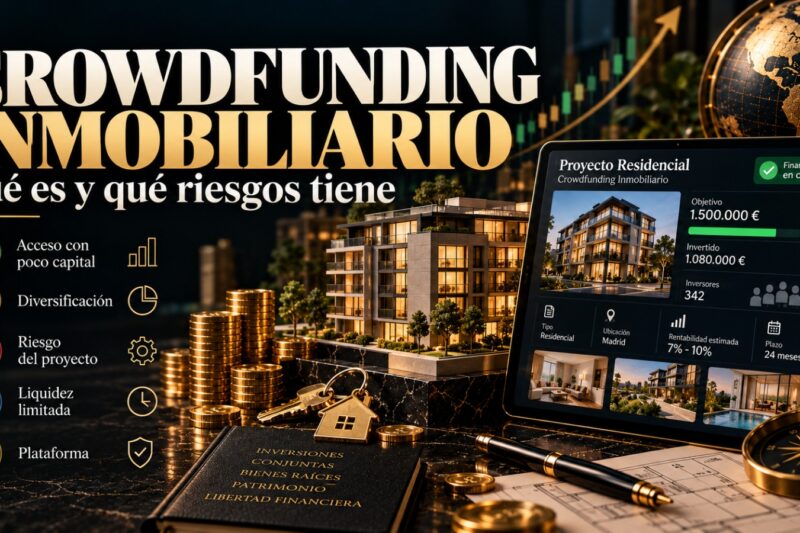 Crowdfunding inmobiliario: qué es y qué riesgos tiene El crowdfunding inmobiliario
