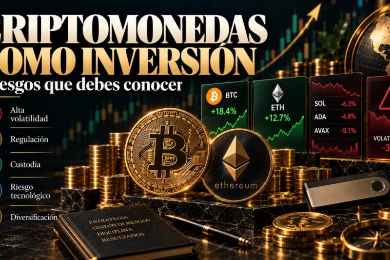 Criptomonedas como inversión: riesgos que debes conocer