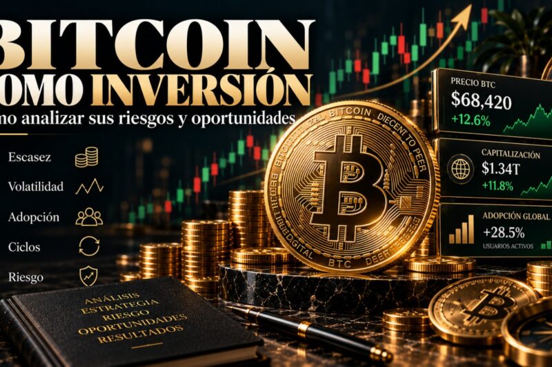 Bitcoin como inversión: cómo analizar sus riesgos y oportunidades