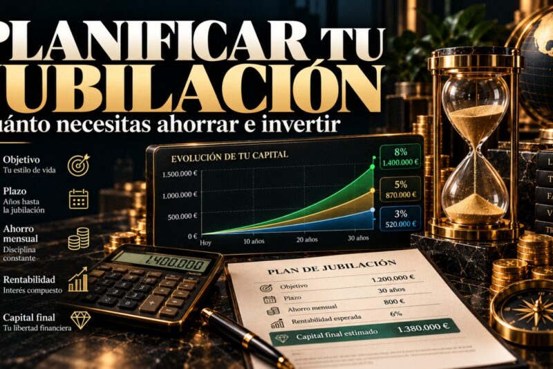 Planificar tu jubilación: cuánto necesitas ahorrar e invertir